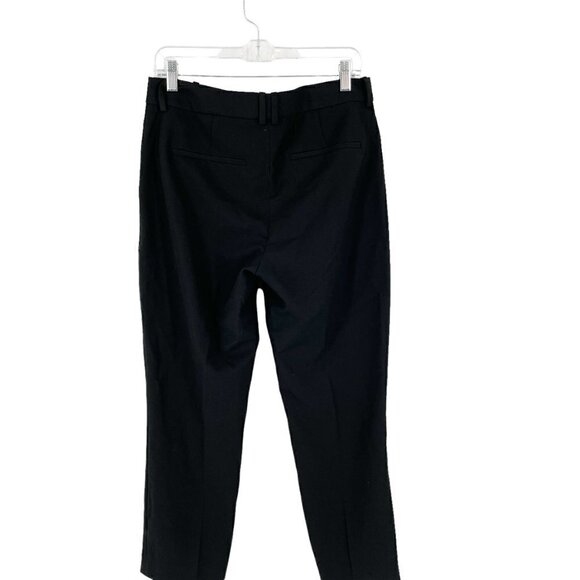 Aritzia Babaton Classic Trouser Black Cropped Slim Leg Ankle Trouser Pants 8 - Picture 3 of 7